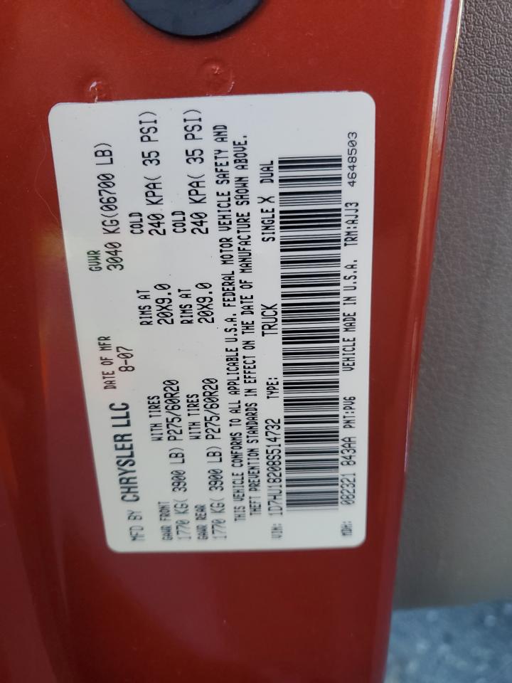 2008 Dodge Ram 1500 St VIN: 1D7HU18208S514732 Lot: 90868865