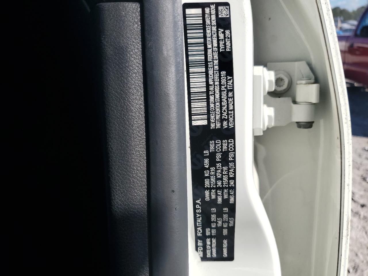 2020 Jeep Renegade S VIN: ZACNJBAB6LPL09319 Lot: 81945475