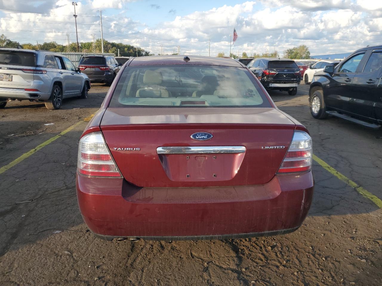 2008 Ford Taurus Limited VIN: 1FAHP25W58G109599 Lot: 85099265