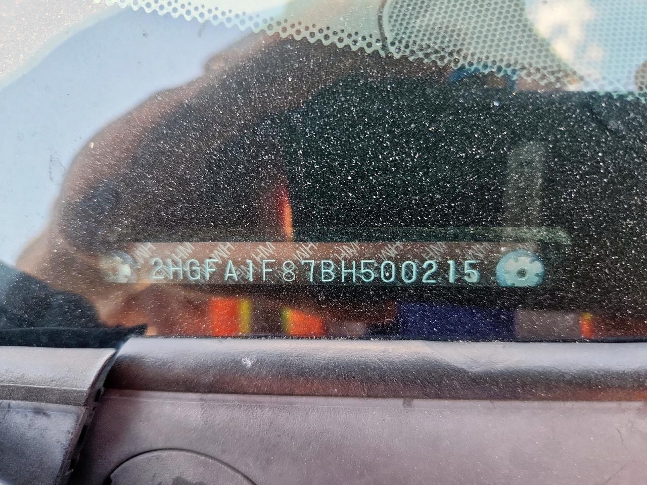 2011 Honda Civic Ex VIN: 2HGFA1F87BH500215 Lot: 84655945