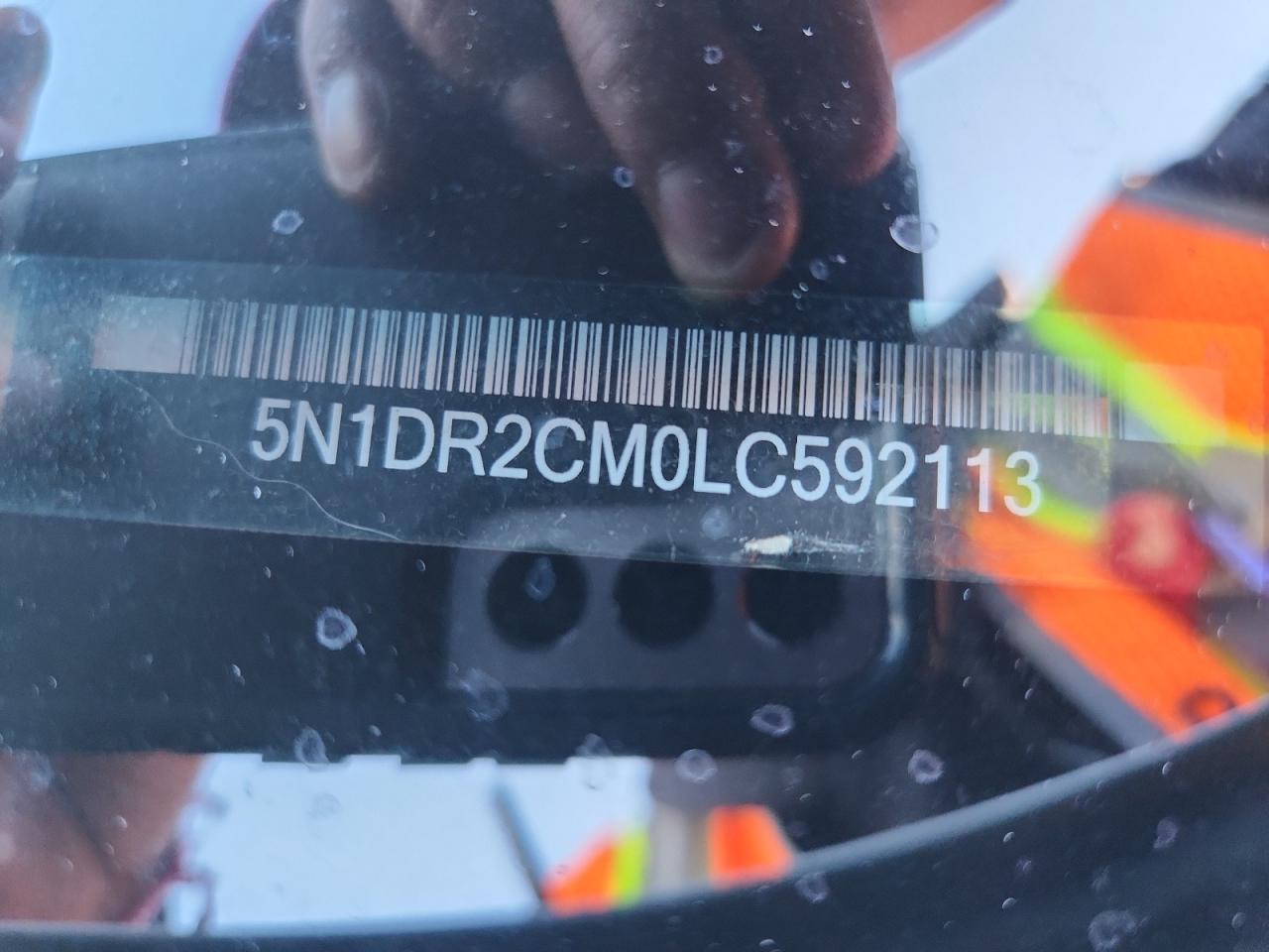 2020 Nissan Pathfinder Sl VIN: 5N1DR2CM0LC592113 Lot: 85782355