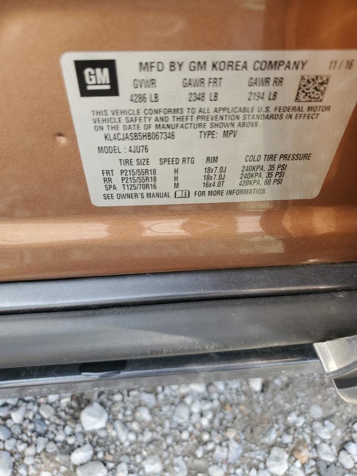 2017 Buick Encore Preferred VIN: KL4CJASB5HB067346 Lot: 85528865