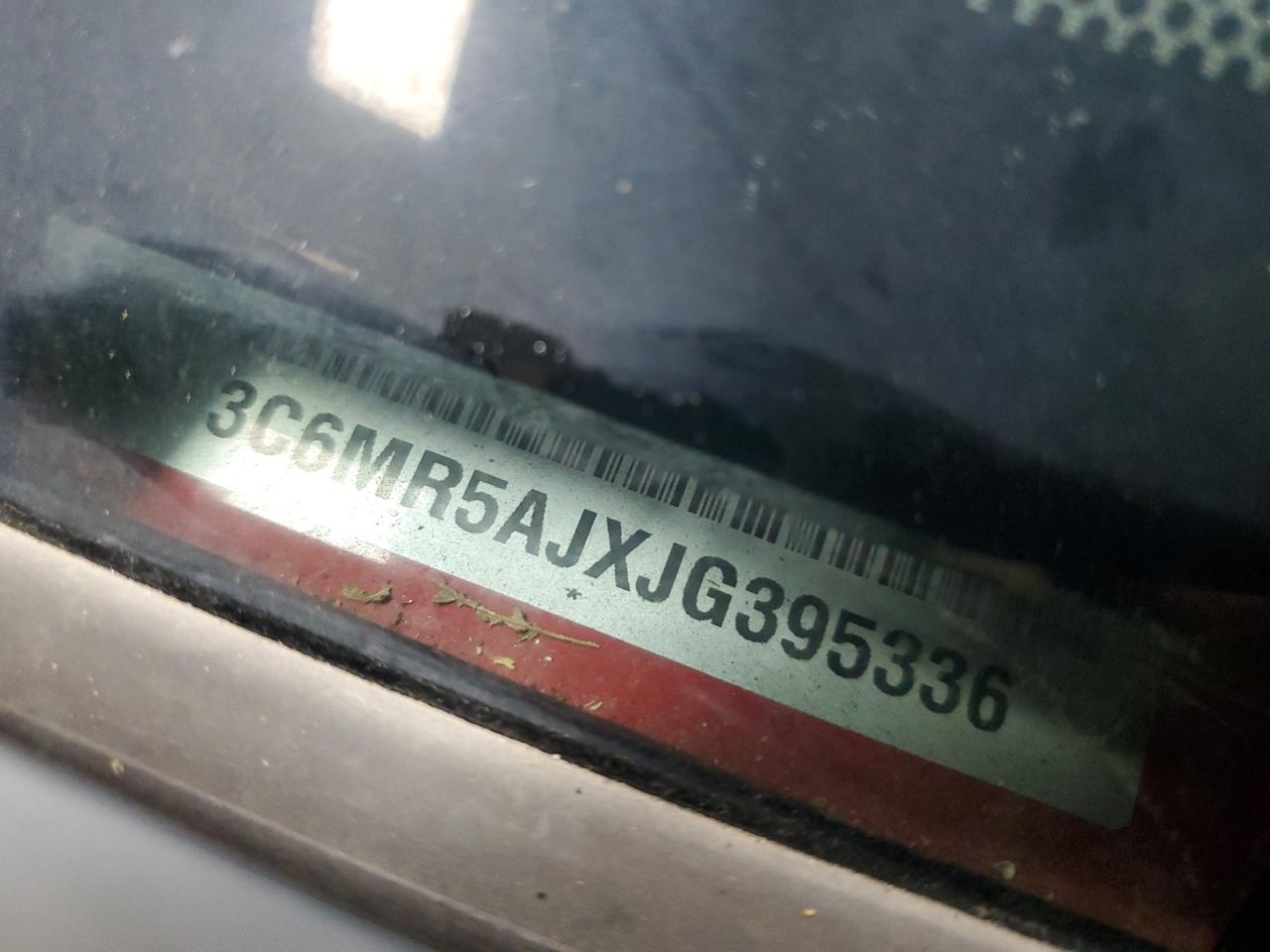 2018 Ram 2500 St VIN: 3C6MR5AJXJG395336 Lot: 85258765