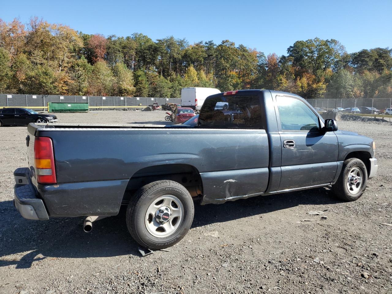 2003 GMC New Sierra C1500 grey pickup gas 1GTEC14X03Z358497 photo #4