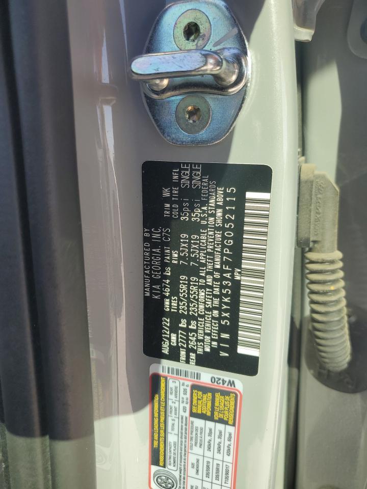 2023 Kia Sportage Sx Prestige VIN: 5XYK53AF7PG052115 Lot: 87390925