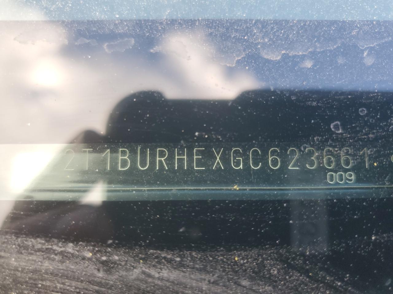 2016 Toyota Corolla L VIN: 2T1BURHEXGC623661 Lot: 85351415