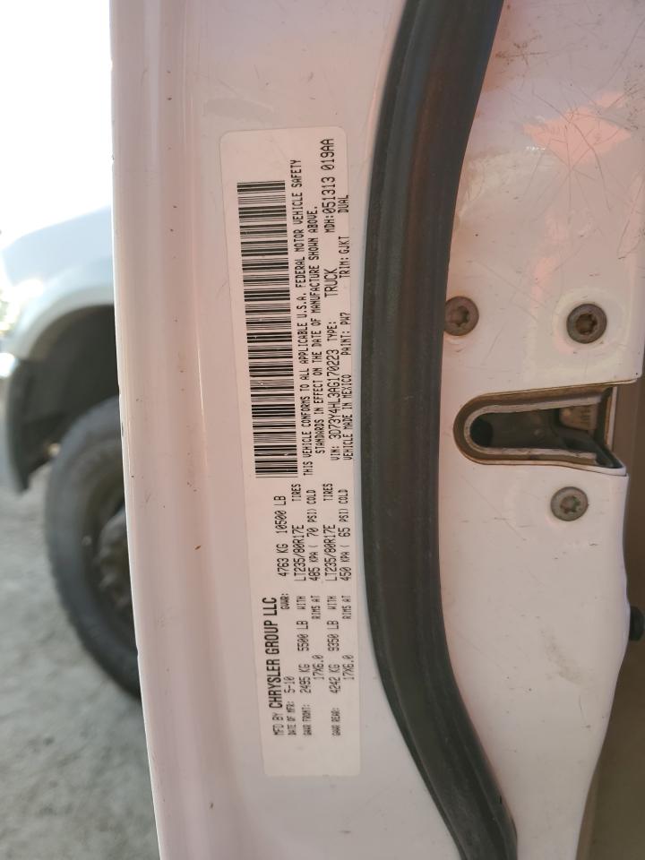 2010 Dodge Ram 3500 VIN: 3D73Y4HL3AG170223 Lot: 84409625