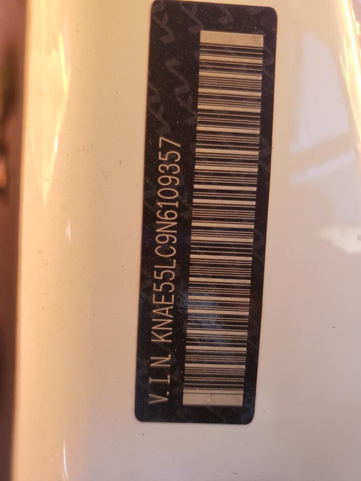 2022 Kia Stinger Gt2 VIN: KNAE55LC9N6109357 Lot: 89843325