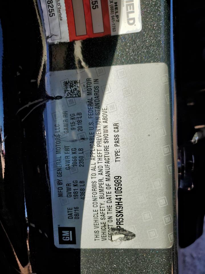 2017 Buick Verano Sport Touring VIN: 1G4PR5SK9H4105989 Lot: 90669625