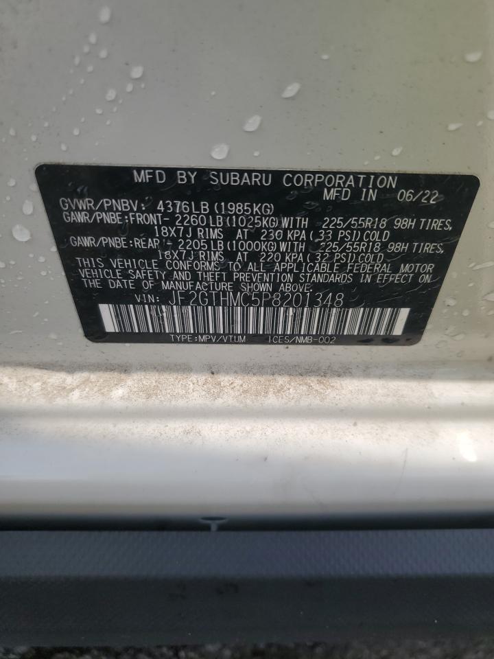 2023 Subaru Crosstrek Limited VIN: JF2GTHMC5P8201348 Lot: 87227235