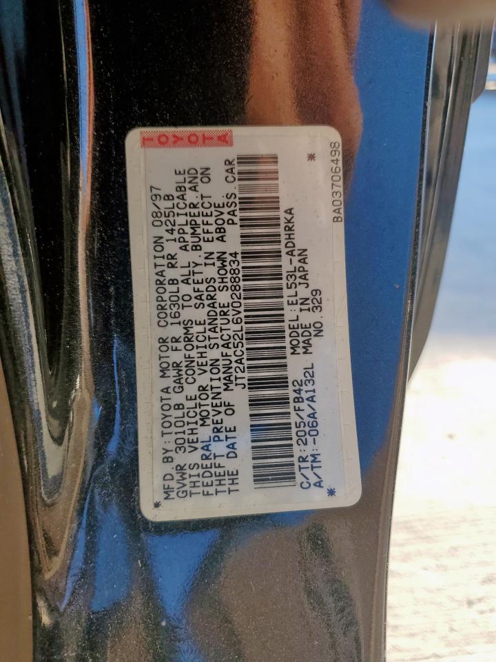 1997 Toyota Tercel Ce VIN: JT2AC52L6V0288834 Lot: 90539385