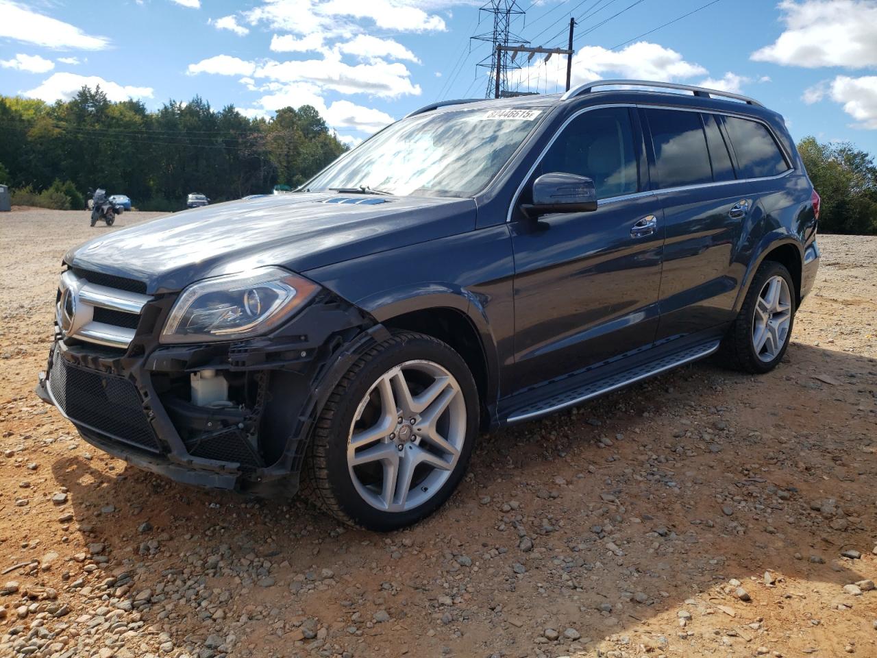 2015 MERCEDES-BENZ GL-CLASS GRAY VIN: 4JGDF7DE4FA569379
