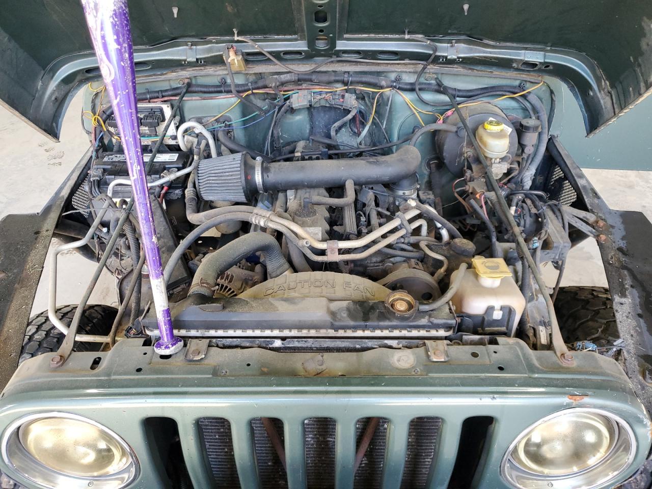 2000 Jeep Wrangler / Tj Sport VIN: 1J4FA49S2YP710100 Lot: 85668155