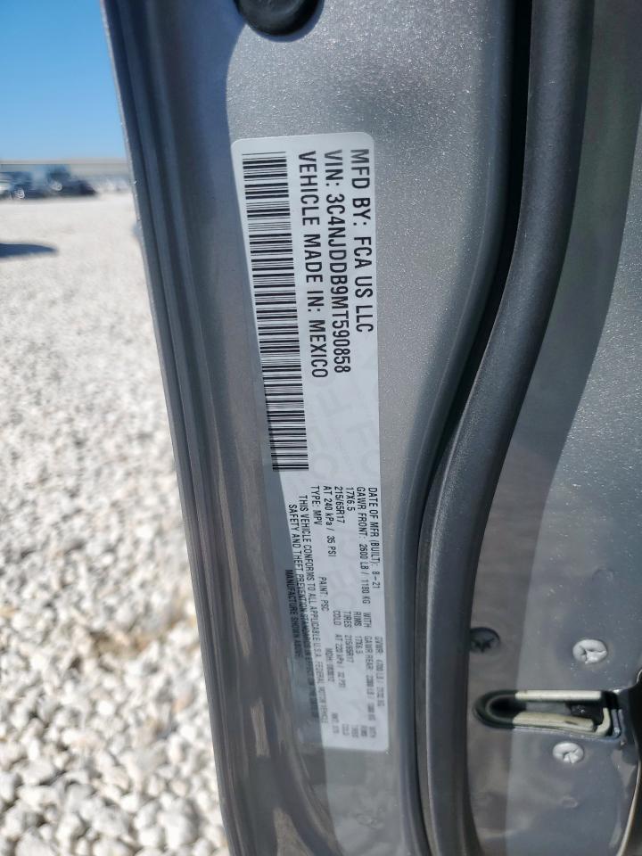 2021 Jeep Compass Trailhawk VIN: 3C4NJDDB9MT590858 Lot: 90857845