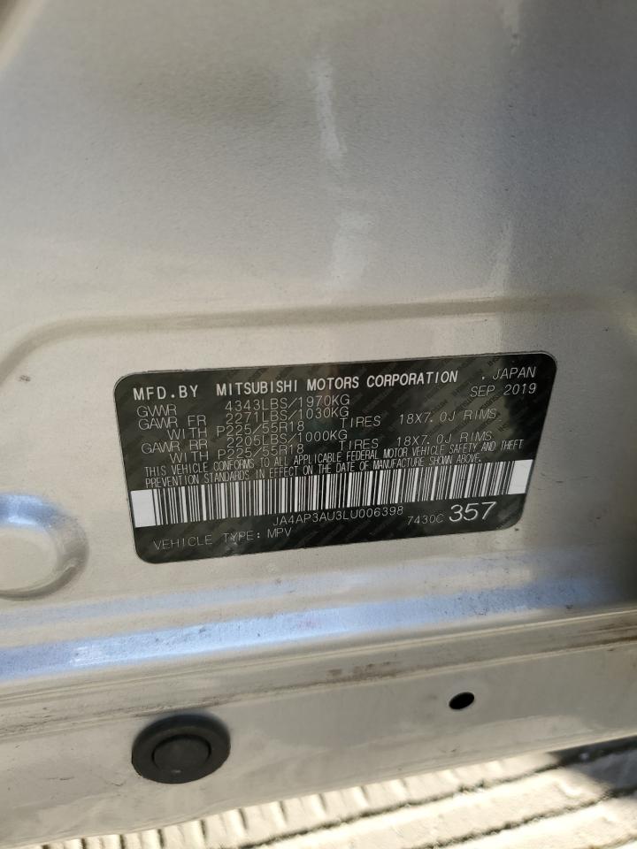 2020 Mitsubishi Outlander Sport Es VIN: JA4AP3AU3LU006398 Lot: 89832625