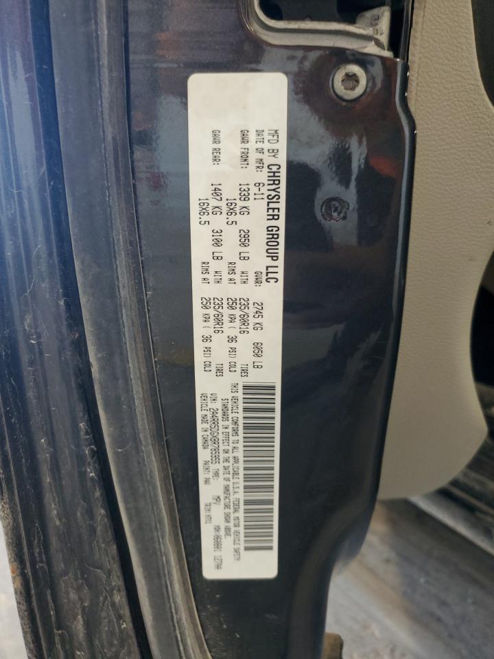 2011 Chrysler Town & Country Touring VIN: 2A4RR5DGXBR785955 Lot: 82220405