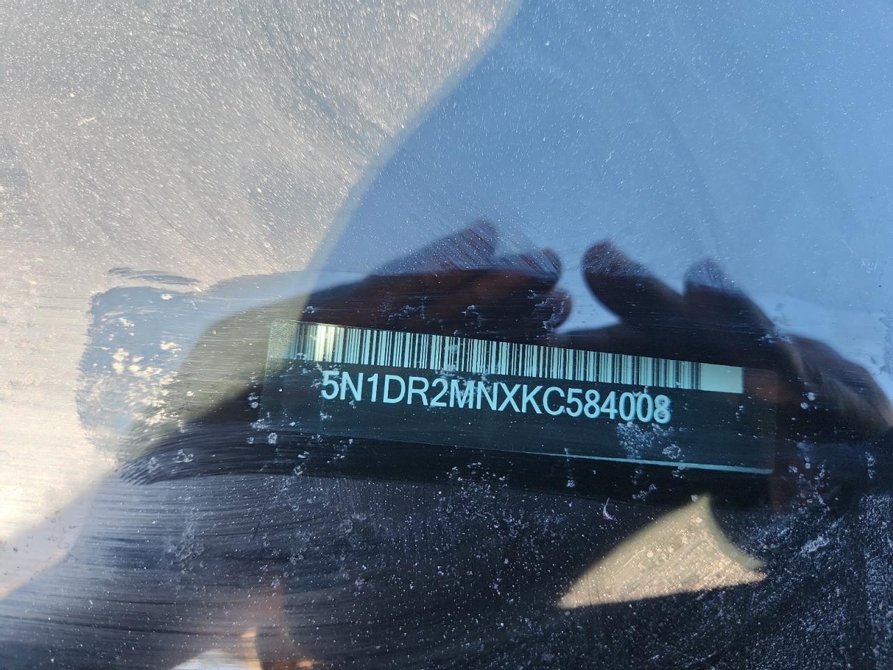2019 Nissan Pathfinder S VIN: 5N1DR2MNXKC584008 Lot: 84637875