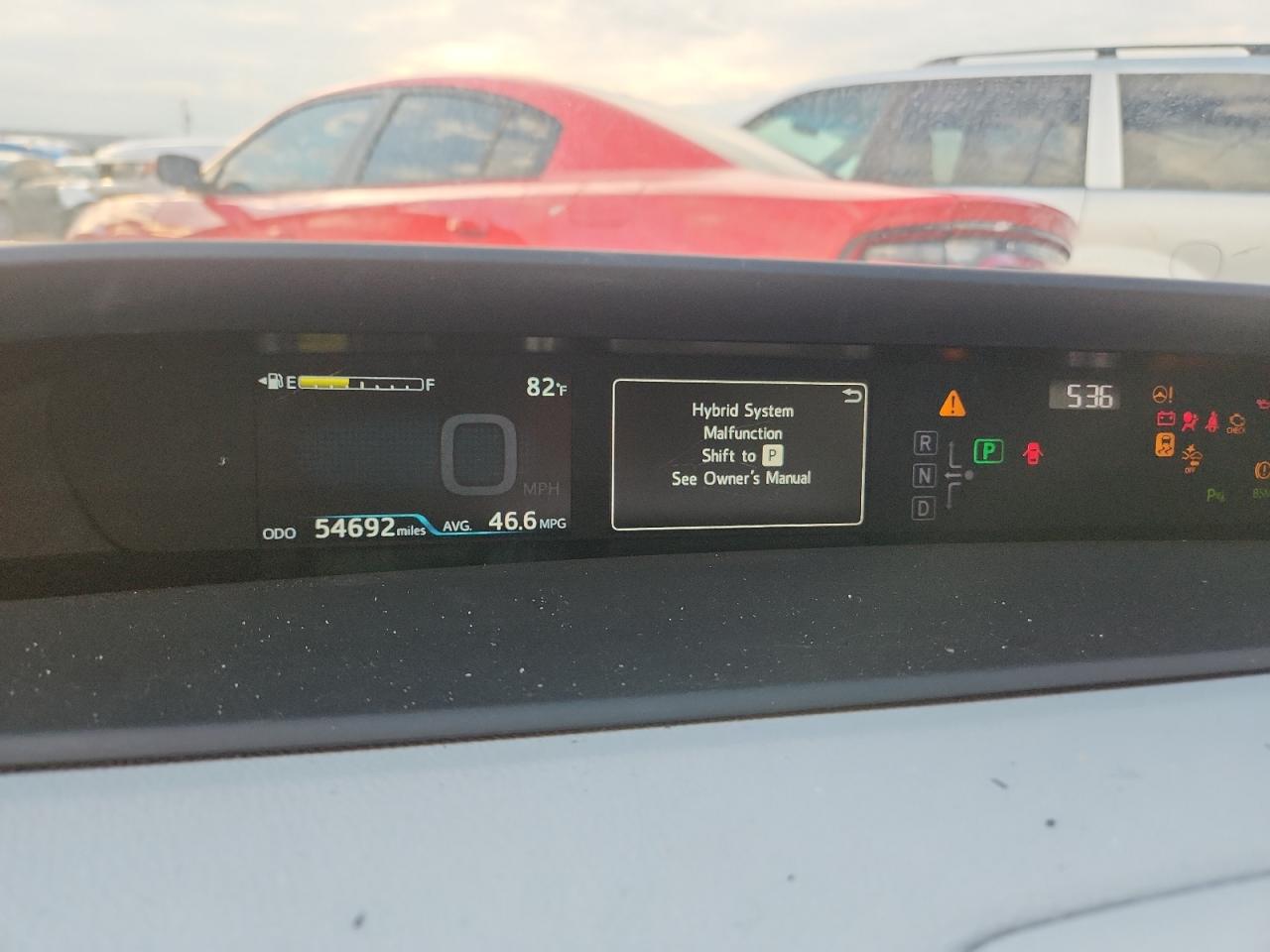 2020 Toyota Prius Le VIN: JTDL9RFU9L3021806 Lot: 71280875