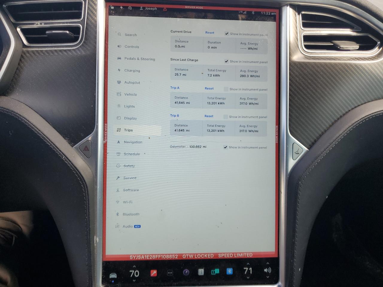 2015 Tesla Model S VIN: 5YJSA1E28FF108852 Lot: 82282845