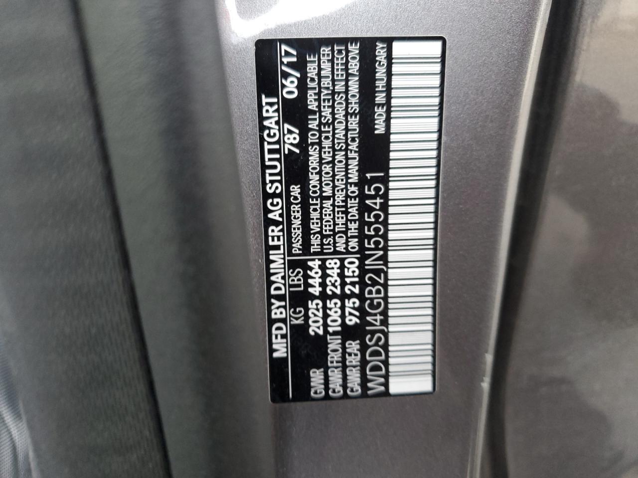 2018 Mercedes-Benz Cla 250 4Matic VIN: WDDSJ4GB2JN555451 Lot: 84658365