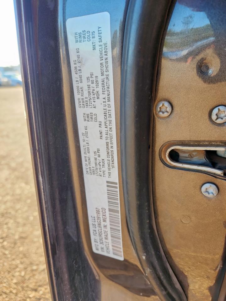 2022 Ram 2500 Tradesman VIN: 3C6UR5CL6NG391997 Lot: 85423795