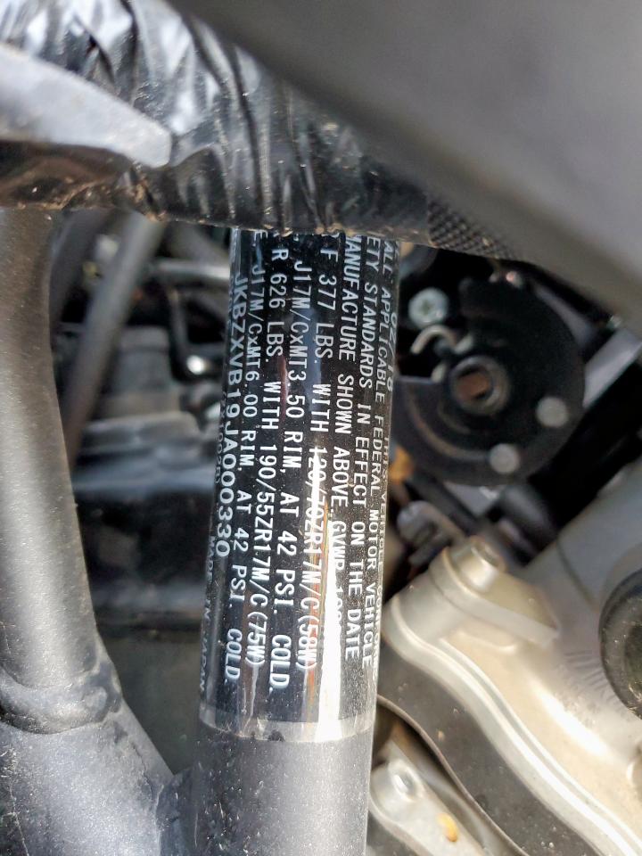 2018 Kawasaki Zx1002 B VIN: JKBZXVB19JA000330 Lot: 85585065