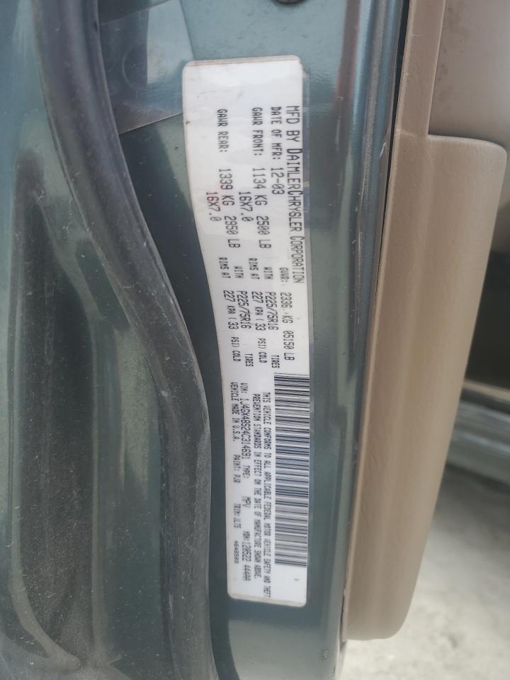 2004 Jeep Grand Cherokee Laredo VIN: 1J4GX48S24C314691 Lot: 85491395