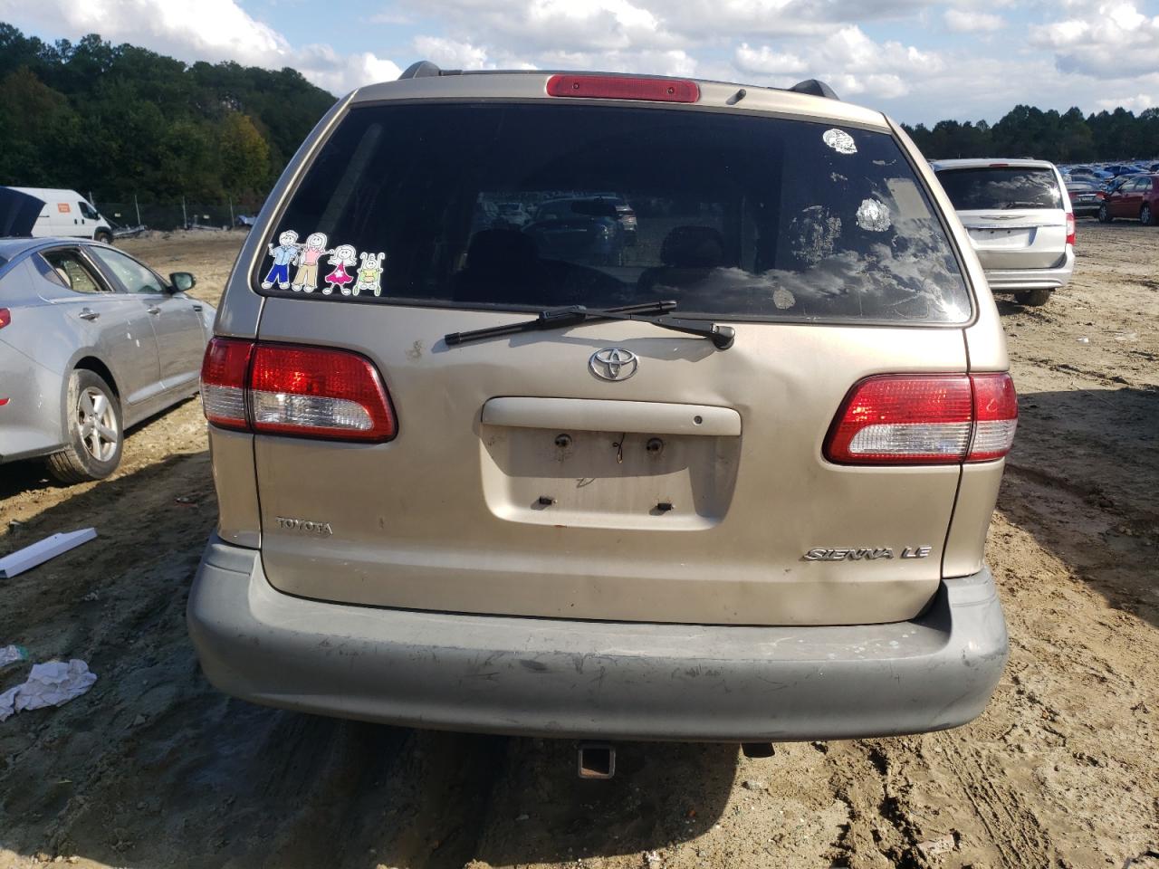 2001 Toyota Sienna Le VIN: 4T3ZF13C01U335113 Lot: 85836265
