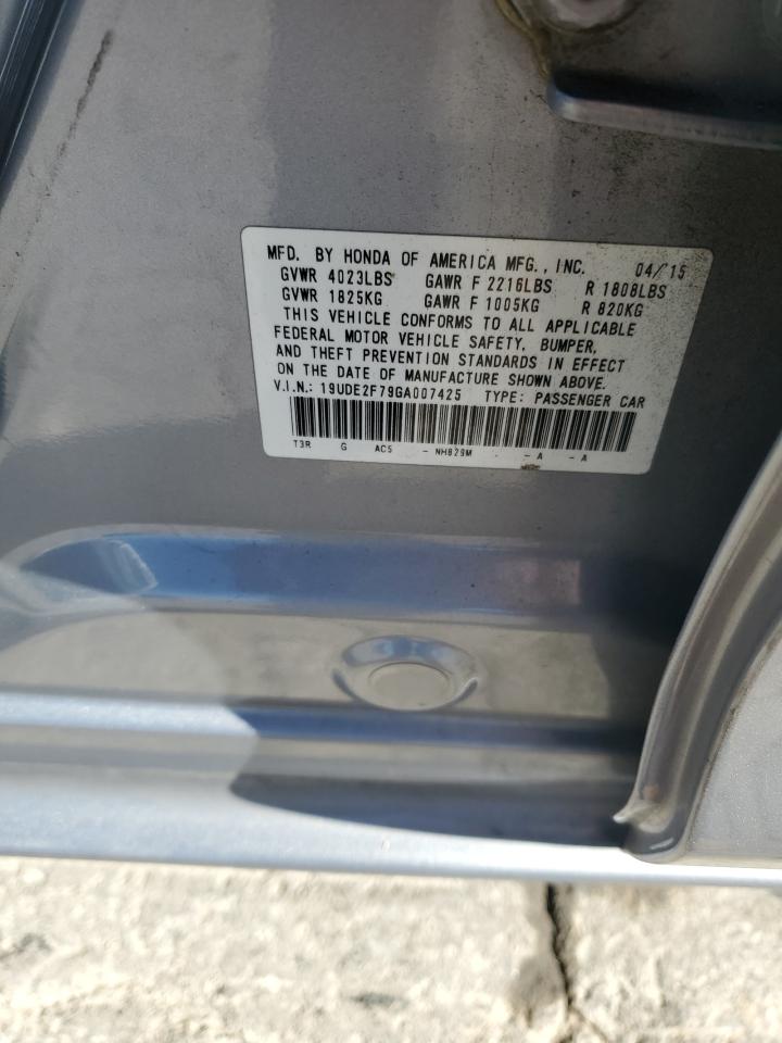 2016 Acura Ilx Premium VIN: 19UDE2F79GA007425 Lot: 87464385