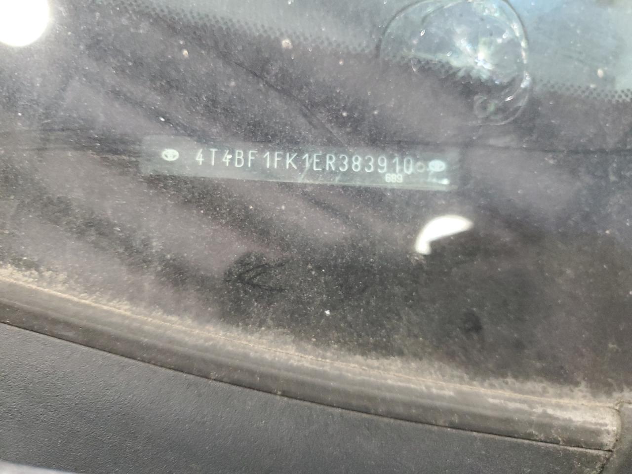 2014 Toyota Camry L VIN: 4T4BF1FK1ER383910 Lot: 86111325