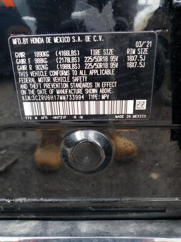 2021 Honda Hr-V Sport VIN: 3CZRU6H17MM733994 Lot: 86298195