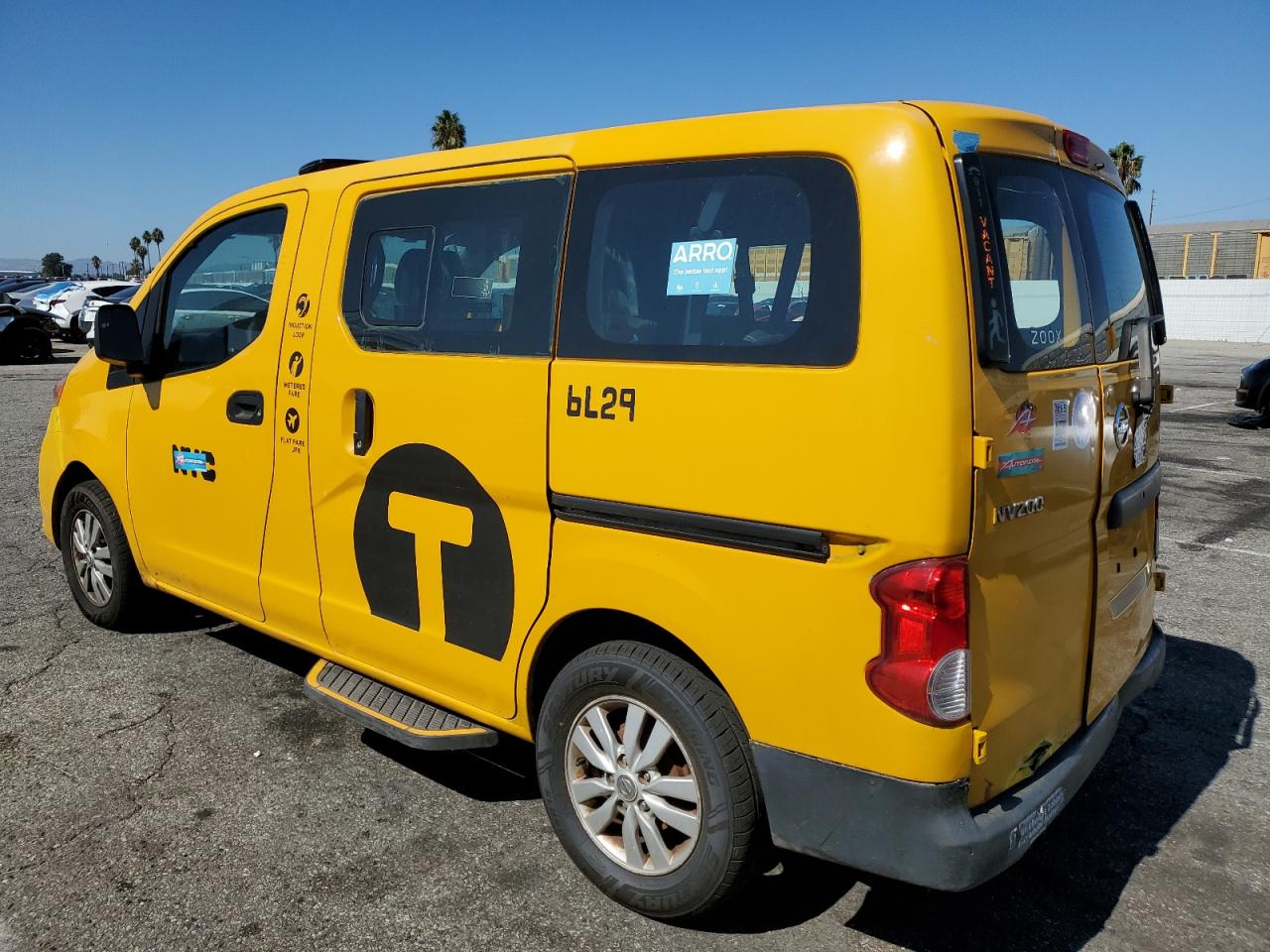 2014 Nissan Nv200 Taxi yellow van gas 3N8CM0JT9EK690040 photo #3