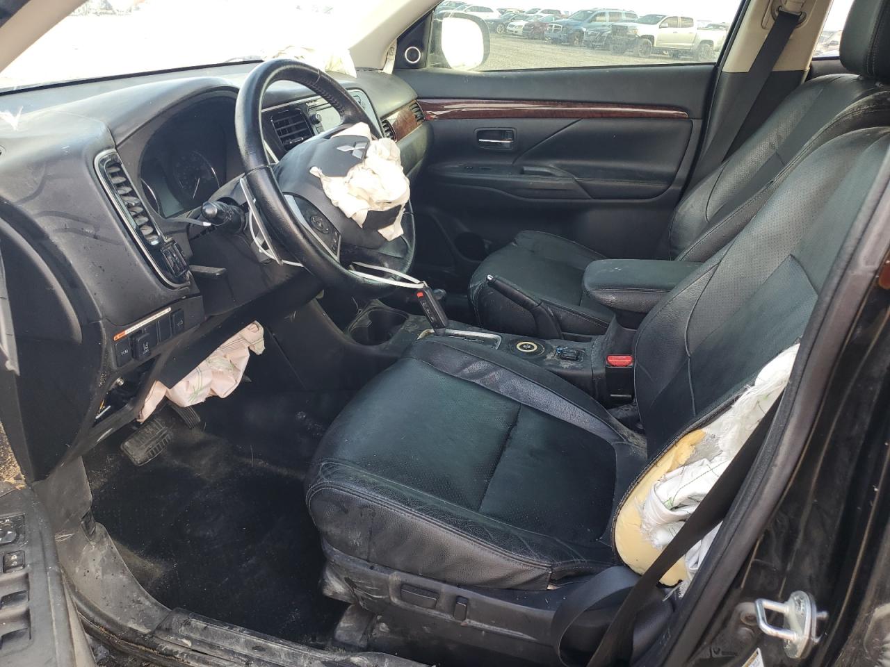 JA4JZ4AX1EZ005752 MITSUBISHI OUTLANDER 2014 BLACK Photo 7