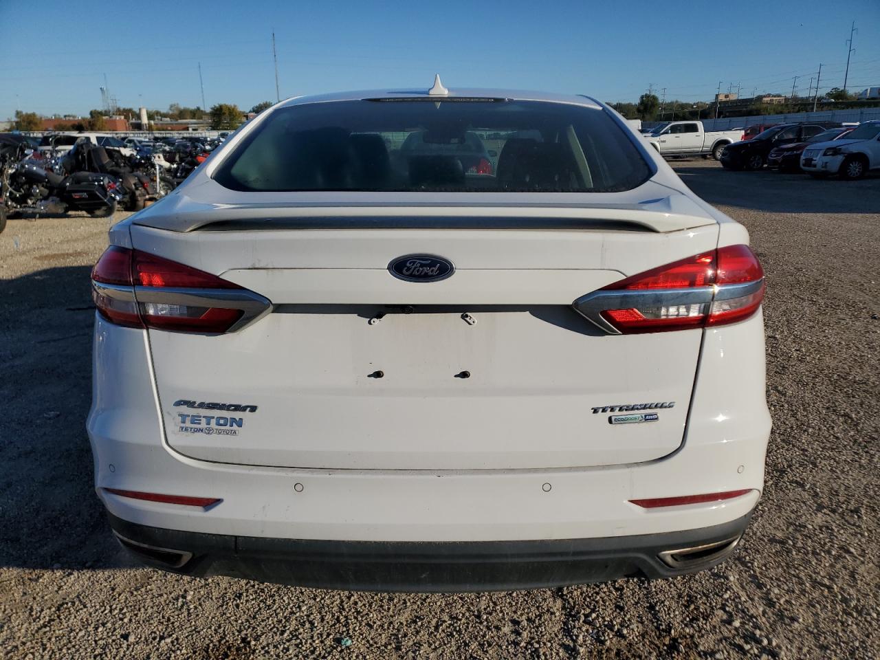2019 Ford Fusion Titanium VIN: 3FA6P0D94KR124070 Lot: 89504305