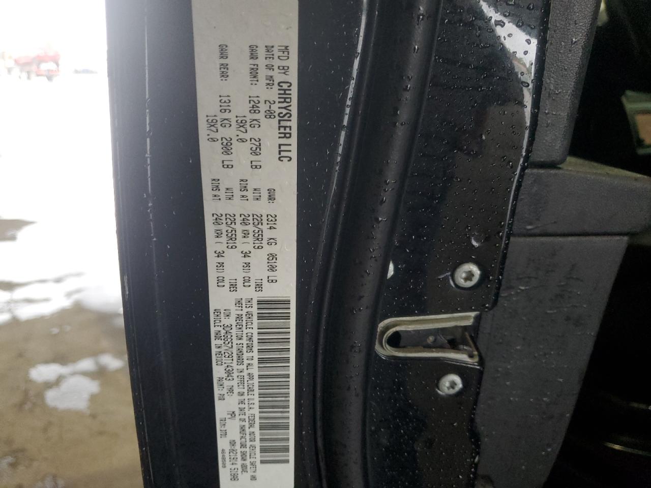 2009 Dodge Journey Sxt VIN: 3D4GG57V29T143043 Lot: 85693935