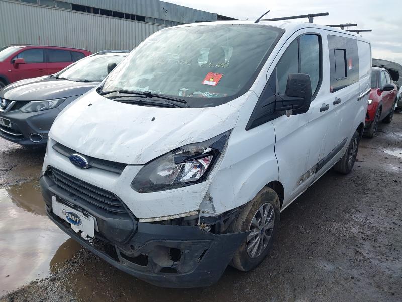 2013 FORD TRANSIT CUSTOM 2.2 TDCI 100PS LOW ROOF D/CAB VAN for sale at Copart PETERLEE