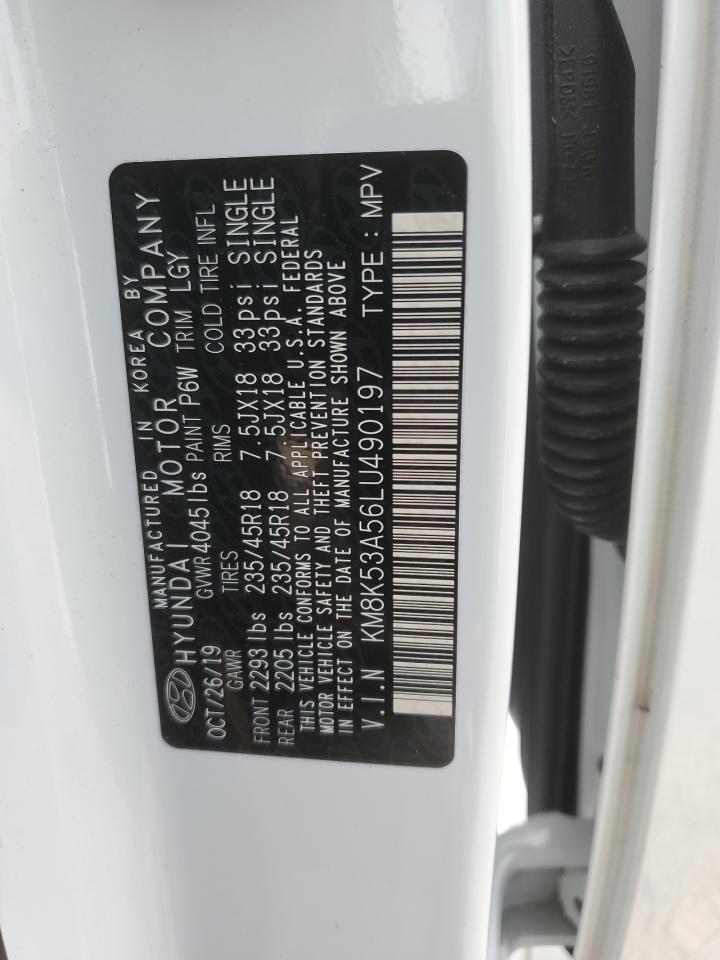 2020 Hyundai Kona Ultimate VIN: KM8K53A56LU490197 Lot: 85346695