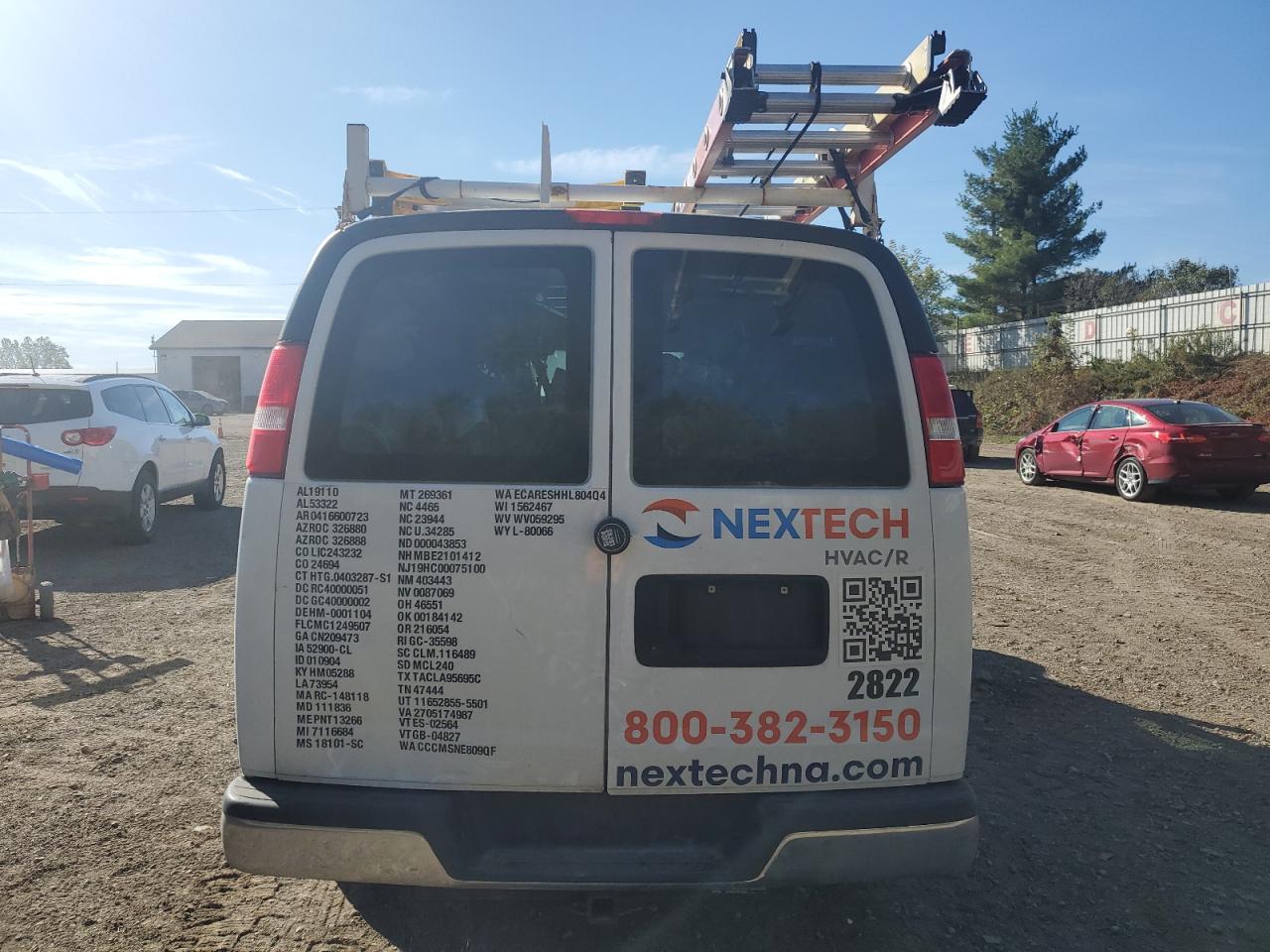 2023 Chevrolet Express G2500 VIN: 1GCWGAFP2P1208160 Lot: 85868135