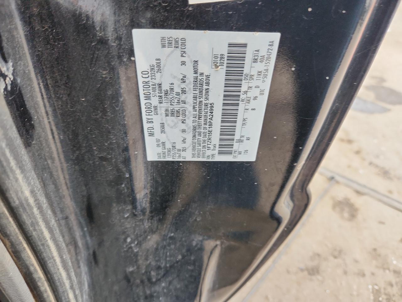 2008 Ford Ranger Super Cab VIN: 1FTZR15E18PA24995 Lot: 82777285