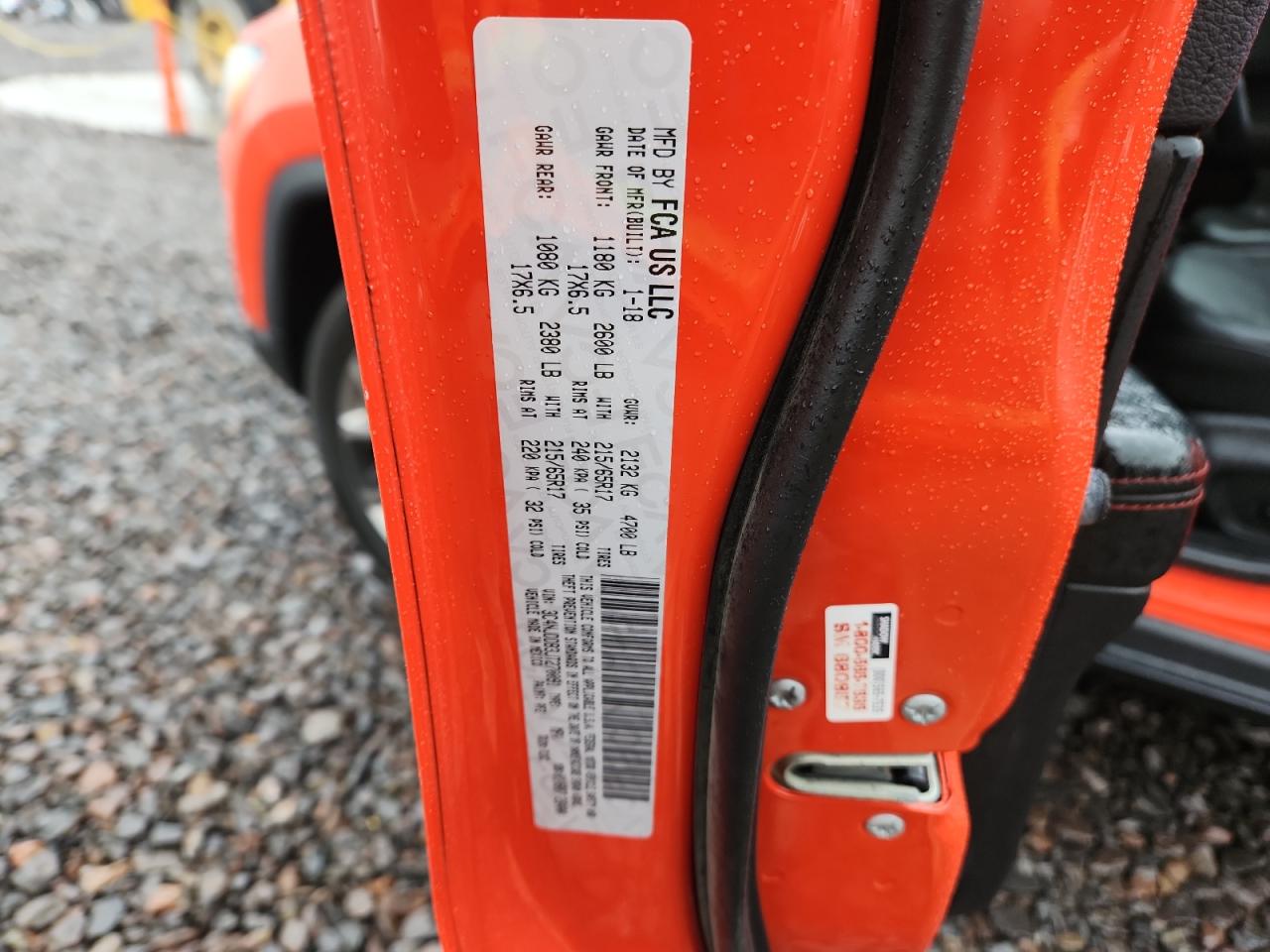 2018 Jeep Compass Trailhawk VIN: 3C4NJDDB3JT270091 Lot: 89710835