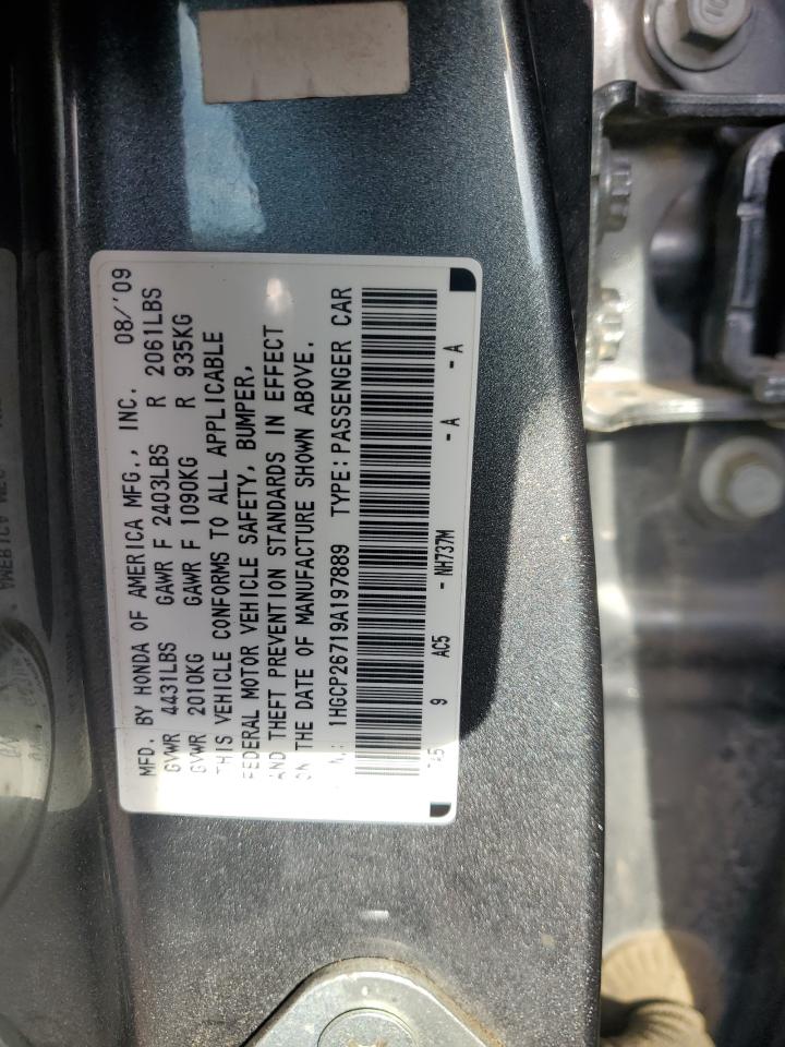 2009 Honda Accord Ex VIN: 1HGCP26719A197889 Lot: 85728815