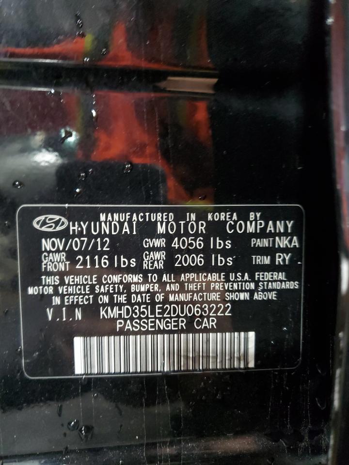 2013 Hyundai Elantra Gt VIN: KMHD35LE2DU063222 Lot: 85692915