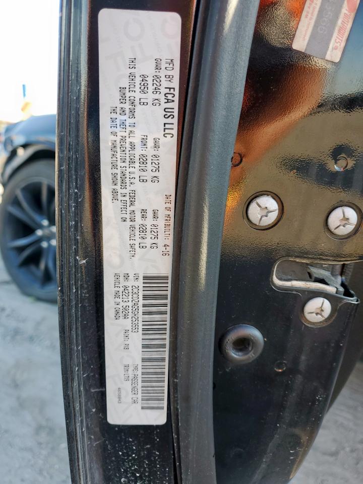 2016 Dodge Challenger Sxt VIN: 2C3CDZAG5GH253553 Lot: 81871285