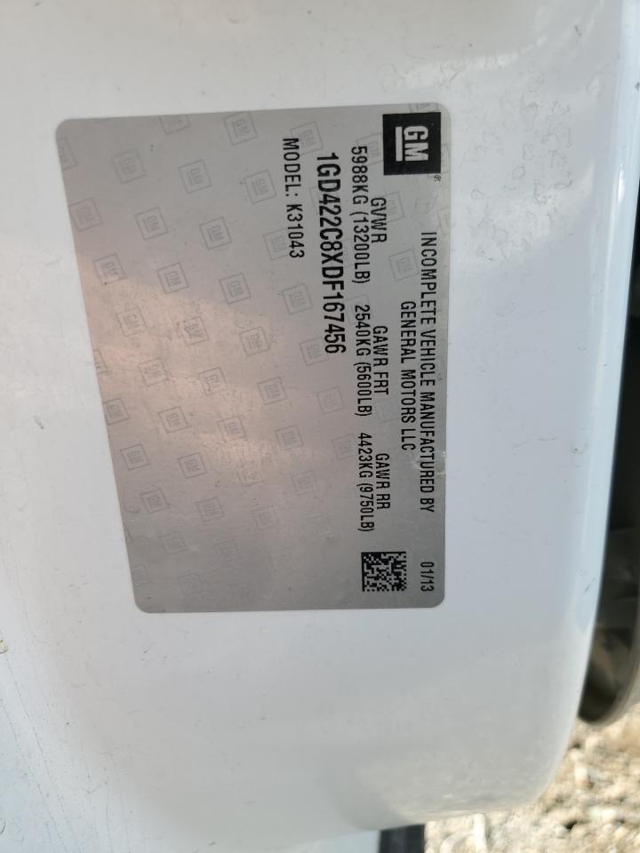 2013 GMC Sierra K35 VIN: 1GD422C8XDF167456 Lot: 82589525