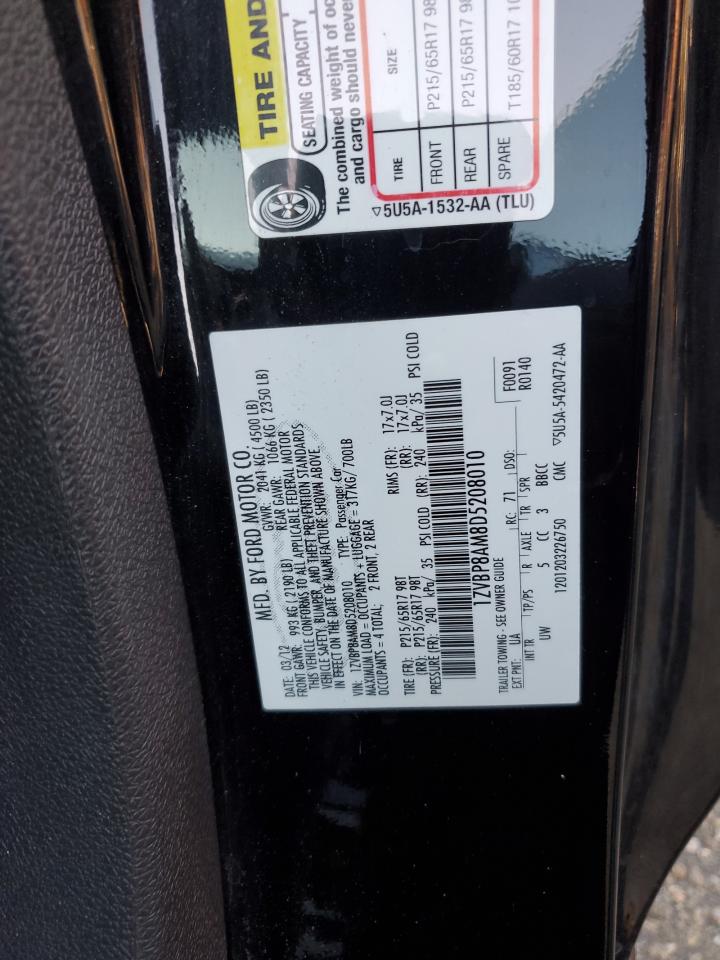 2013 Ford Mustang VIN: 1ZVBP8AM8D5208010 Lot: 84976975