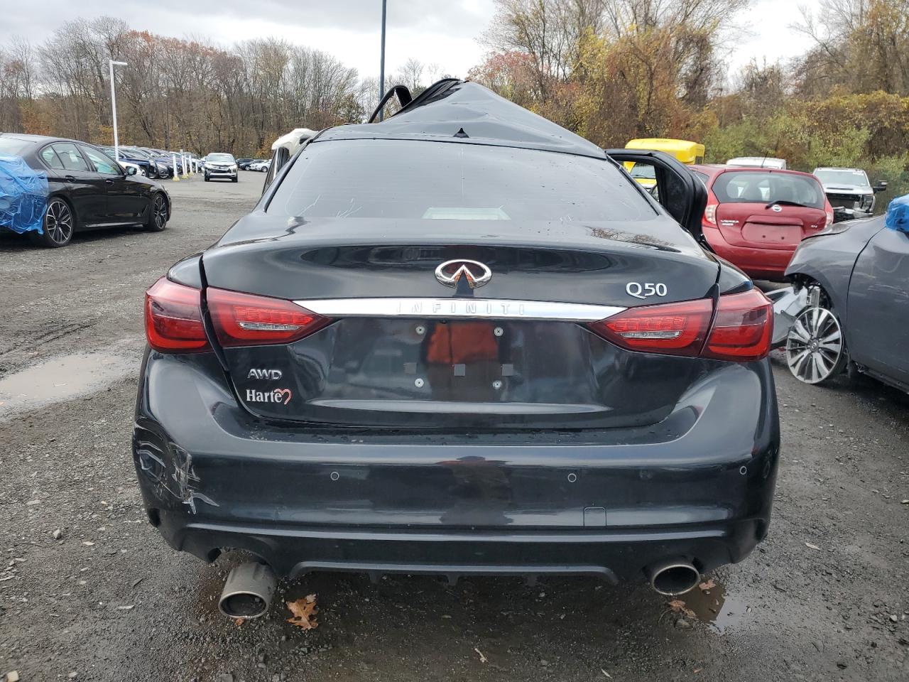 2021 Infiniti Q50 Luxe VIN: JN1EV7BR2MM755535 Lot: 90572915