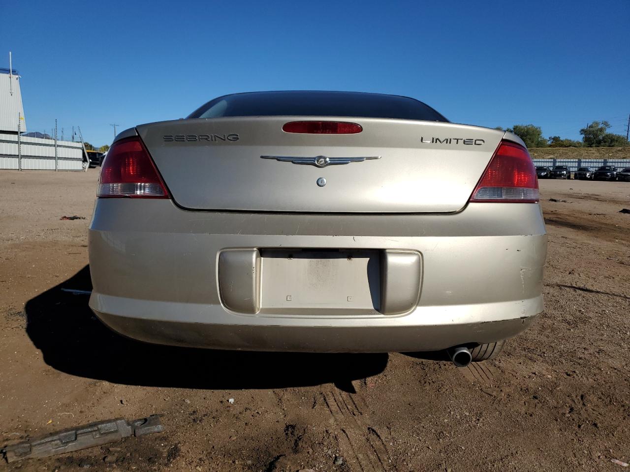 2004 Chrysler Sebring Limited VIN: 1C3AL66R64N322580 Lot: 86890695