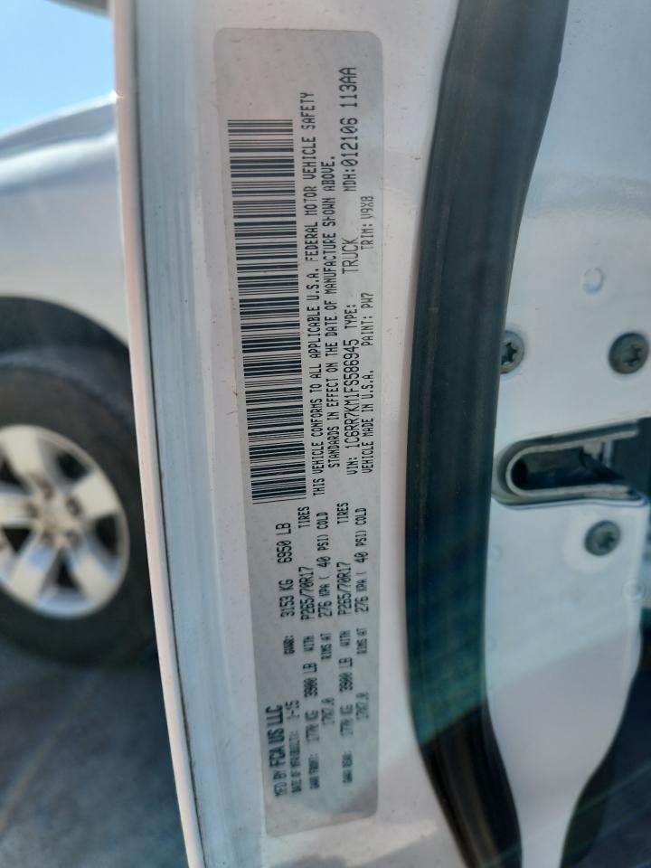 2015 Ram 1500 St VIN: 1C6RR7KM1FS586945 Lot: 89481985