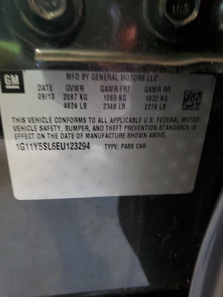 2014 Chevrolet Impala Ls VIN: 1G11Y5SL6EU123294 Lot: 86628715