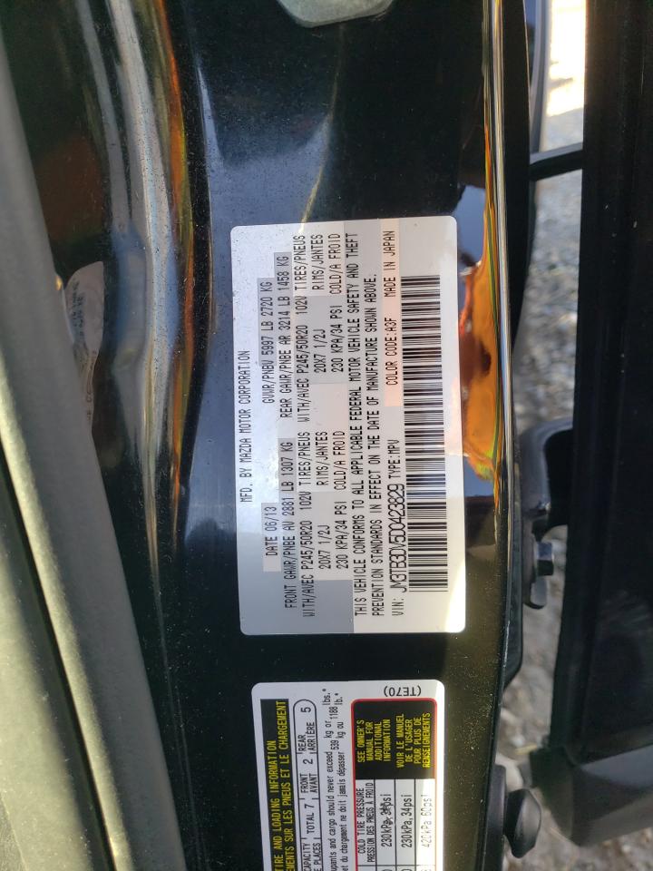 2013 Mazda Cx-9 Grand Touring VIN: JM3TB3DV5D0423829 Lot: 86405885